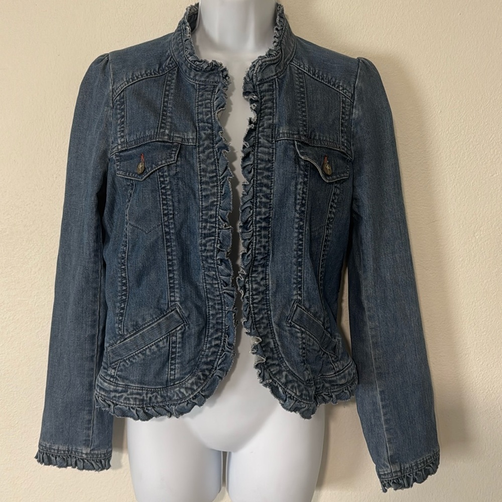 Cidra denim jacket.  Anthropologie. Size 6